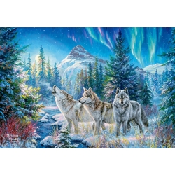 Puzzle WILKI 1500 el Puzzle Moonrise Call 1500 el wilki zew księżyca